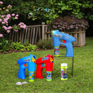 電動LED 45mlバブルウォーターマシン子供用屋外おもちゃプラスチックバブルガン音楽なしガーデンピクニック裏庭遊び場 - Product Image 4
