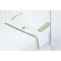 Kimbo ET (L) Ensemble de draps de lit 3 pièces Style simple Bambou naturel Draps ajustés et plats avec housse de couette Remplissage en fibre de bambou