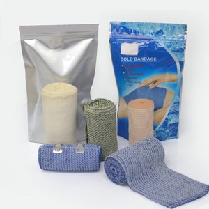 Bandeau rafraîchissant pour genou, 3 pieds, en spandex élastique, pour soulagement des blessures sportives - Product Image 2