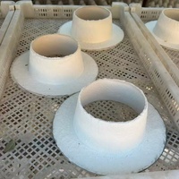 Bague d'étanchéité en silicate d'aluminium haute température de forme spéciale, manchon d'étanchéité en fibre céramique à longue durée de vie