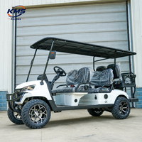 Voitures de golf électriques à prix d'usine, véhicule électrique 4 roues, 4+2, 6 places, mini voiturette de golf électrique avec certification CE