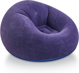 Comfortable Inflatable Lounger Air Inflatable <b>Sofa</b> Fabric Air <b>Sofa</b> Chair Single Lazy Air <b>Sofa</b> - Product Image 1