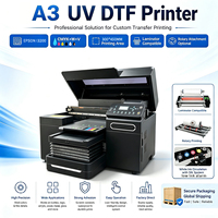 Printer UV A3 12" I3200 U1 HD Nozzle HOSON Motherboard Printer Flatbed Inkjet Multifungsi untuk Pencetakan Label