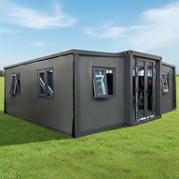 Maison conteneur extensible 40 pieds, modèle standard très demandé, 3 chambres, entièrement meublée