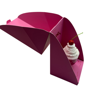 Hoge Kwaliteit Groothandel Op Maat Gemaakte Taartdozen Papieren Verpakking Logo Afdrukken Cupcake Wit Karton - Product Image 4