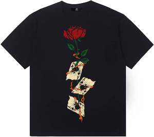 T-shirts graphiques courts surdimensionnés, créatifs, à manches courtes, style graffiti, décontractés d'été, streetwear de rappeur, hauts Y2k, 100% coton tricoté - Product Image 2