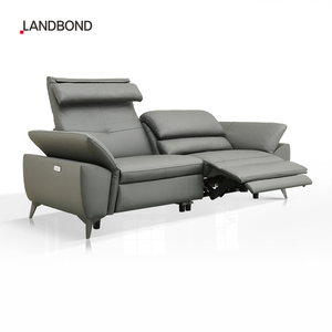 Sofá de Salón Moderno de Diseño de Lujo, Sofá de Cuero de 2 y <span class=keywords><strong>3</strong></span> <span class=keywords><strong>Plazas</strong></span>, Sofá Reclinable Eléctrico Moderno, Muebles de Sala de Estar - Product Image 1