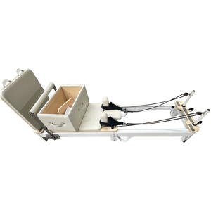 Diseño de almacenamiento compacto de Pilates Reformer de aleación de aluminio plegable para Pilates Studio y Fitness Club - Product Image 4