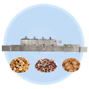 ORME Conveyor Belt Microwave Dryer Jujube Goji Berry Dehydration Date Palm Lotus Seed Dry Machine