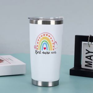 Wholesale Customize 20oz 30oz Double Wall Insulated Stainless Steel Coffee <b>Mug</b> Cup with Magnetic Lid for Coffee Milk Travel Use - Product Image 3