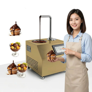 Machine à tempérer le chocolat 10 kg en acier inoxydable, machine électrique à faire fondre le chocolat pour <span class=keywords><strong>boulangerie</strong></span> et pâtisserie - Product Image 1