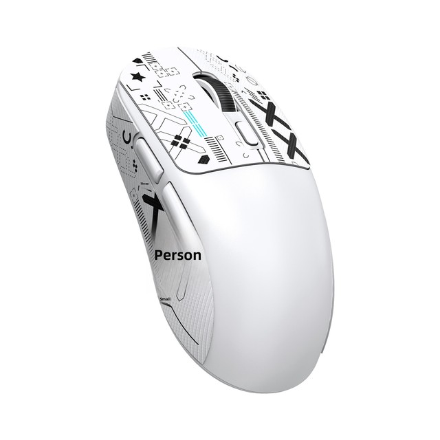 X4 6-Button Lightweight Wireless Mouse Tri-Mode (/2.4G/USB-C) Rechargeable Gaming Office Use Non-Slip Grip Macro