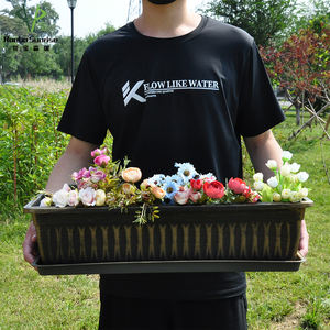 Pots de fleurs <span class=keywords><strong>en</strong></span> plastique décoratifs de grand jardin extérieur et intérieur bon marché <span class=keywords><strong>en</strong></span> <span class=keywords><strong>gros</strong></span> grande jardinière pour les plantes d'intérieur - Product Image 6