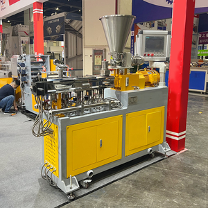 Đôi đôi vít nhựa đùn cho PVC/PP/HDPE/LDPE ống/hồ sơ/Hạt/viên/tờ làm - Product Image 4