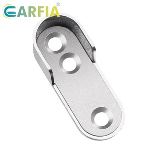 Soportes de Extremo para Barra de Armario Ovalada <span class=keywords><strong>Garfia</strong></span>, Soportes para Barra de Armario, Enchufe para Riel, Aleación de Zinc - Product Image 6