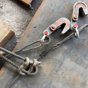 와이어 로프 슬링용 맞춤형 아연 도금 프레스 버클 와이어 로프 유연한 스테인리스 스틸 케이블 유형 - Product Image 5