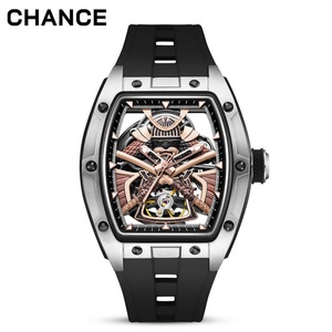 New <b>Automatic</b> Mechanical <b>Watch</b> for Men Stainless Steel Case Luminous <b>Skeleton</b> Sport Casual <b>Watches</b> Clock Relogio Masculino - Product Image 6