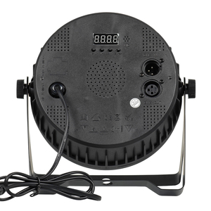 Luz LED Par Delgada <span class=keywords><strong>de</strong></span> 12x18W con Anillo Halo RGBW 4 en 1, Foco LED Par para Bodas, Fiestas, DJ, Discoteca, DMX512, Luces LED Planas <span class=keywords><strong>de</strong></span> 12*18W - Product Image 3
