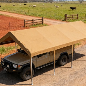 Garage portable à installation rapide avec connexion par broche et cadre annulaire pour un assemblage rapide après l'arrivée au camp - Product Image 2