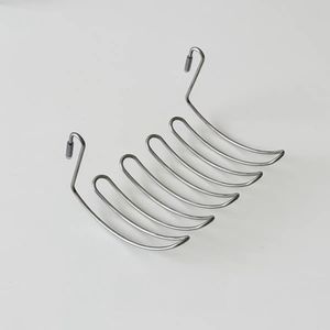 Escurridor colgante de acero inoxidable, forma ovalada, gran capacidad para almacenamiento y drenaje en el fregadero de la cocina - Product Image 3