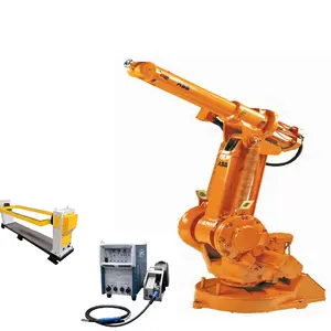 Werkslieferant Industrieroboter IRB1400 mit Schweiß-Positionierer und OTC-Schweißgerät DP400 für Arc-Schweißen