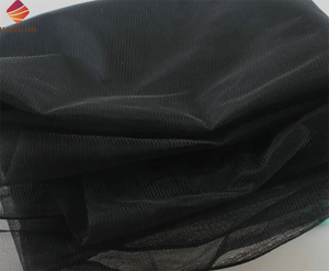 60 "màu đen ổn định Sheer <span class=keywords><strong>Polyester</strong></span> không căng Corset lưới cho lót áo ngực trong suốt Net cup lót 20D Áo ngực ổn định vải - Product Image 5