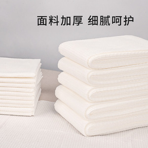 Lots de serviettes de bain jetables en gros, serviettes pour salons de beauté, hôtels, maisons d'hôtes, serviettes jetables emballées individuellement - Product Image 2