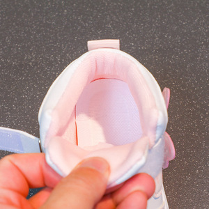 Mode Kinderen Casual Sport Hoge Sneakers Basisschool Jongens Kleine Meisjes Antislip Schoenen Klittenbandsluiting - Product Image 5