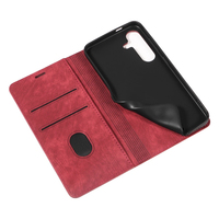 Étui portefeuille à rabat en cuir PU pour Samsung S25 Ultra/Edge/Plus/S25 FE/S24 avec porte-cartes et support, Housse professionnelle en gros
