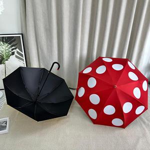 Promotional Umbrella Straight Manual 190T Nylon Fabric Waterproof Sunny And Rainy Classic For Promotional Activities - Product Image 2