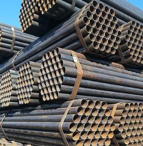 רו a53 ss400 q235b צינורות פלדה מרותכים 1 "2" 3 "4" sch40 עגול צינור פלדה למבנים ופיגום - Product Image 2