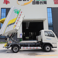 Camion compacteur électrique LH4500 pour la collecte des déchets sanitaires et le transport des déchets résidentiels et municipaux