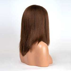 Pelucas sin pegamento balayage rubio ceniza, pelucas médicas de cabello humano, pelucas sin pegamento de PU con piel sintética, cabello virgen europeo sin procesar, pelucas médicas de encaje completo - Product Image 4