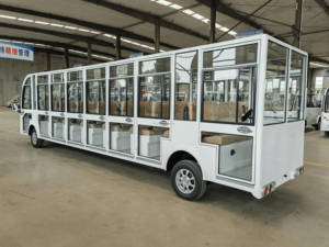 Autobús Eléctrico para Turismo y Larga Distancia, Transporte Urbano, 23 Pasajeros, Batería de 72V200AH, Autonomía de 100KM, Aire Acondicionado Personalizable - Product Image 4