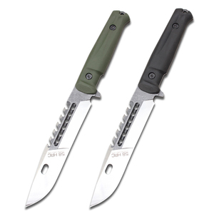 Couteau de survie multifonctionnel en acier inoxydable ER, petit couteau droit pour le camping en plein air, manche en bois personnalisable DIY - Product Image 1