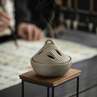 Ménage intérieur bois de santal Agilawood porte-cônes encensoir céramique aromathérapie poêle Kodo thé cérémonie Zen brûleur d'encens