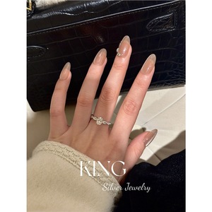 Anillo de Diamantes Ovalado King Silver Jewelry, Plata S925 Chapada en Oro, Anillo de Compromiso para Mujer - Product Image 5
