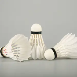 For sale high quality class A goose feather 77 speed badminton shuttlecock