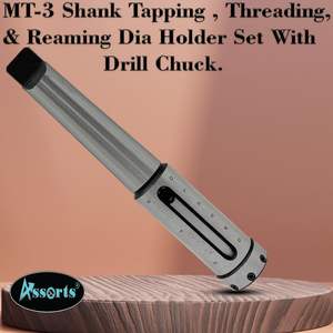 ชุดเครื่องมือจับยึดแบบเมตริก 3MT ผลิตจากเหล็กอัลลอยด์หลากหลายชนิด สำหรับงานเกลียว ต๊าป เจาะ รีม และงานกลึง - Product Image 6