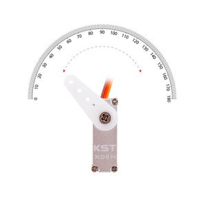 Offre Spéciale Moteur numérique sans noyau HV KST X06N V6.0 DC6.0V 1.8Kgf.cm 0.07sec 1BB avec boîtier en alliage d'aluminium et course de 60 mm pour planeurs RC - Product Image 5