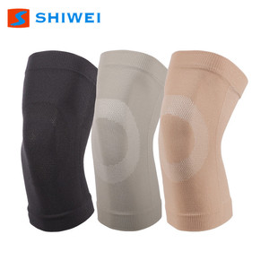 Shiwei Knee <b>Pads</b> Breathable Nylon High Elastic Sports Protection Cycling <b>Running</b> Basketball Unisex Gray Black Beige - Product Image 1