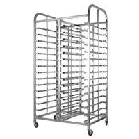 Chariot de buffet électrique Ruining en acier inoxydable à 16/32 plateaux, durable, pour la cuisson et le refroidissement, idéal pour les hôtels et restaurants