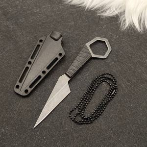 Green <b>Edge</b> High Quality Tactical EDC Stainless Steel Pocket Knife <b>Plastic</b> Handle SS185 2.0mm Thickness for DIY OEM Customization - Product Image 4