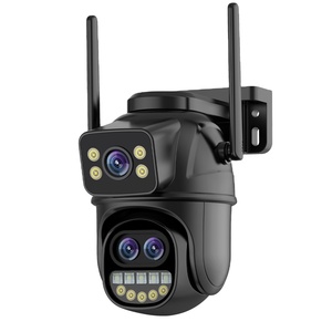 Cámara de Red Impermeable con Detección de Movimiento WIFI 9MP 3 Lentes con 2 Pantallas <span class=keywords><strong>ICSEE</strong></span> <span class=keywords><strong>PTZ</strong></span> Zoom 8x Cámara <span class=keywords><strong>PTZ</strong></span> de 9mp Seguridad para el Hogar en Exteriores - Product Image 1