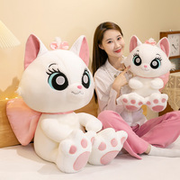 Peluche Chat Mary Cat, Poupée Chat, Coussin à câliner en Coton PP, Cadeau d'Anniversaire, 100-150cm, Vente en Gros pour le Commerce International