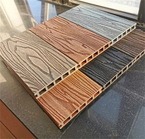 Thiết kế hiện đại <span class=keywords><strong>WPC</strong></span> Composite ngoài trời <span class=keywords><strong>decking</strong></span>/Terrace sàn giá mỗi <span class=keywords><strong>m2</strong></span> với chải kỹ Thuật Nâng lên sàn hệ thống - Product Image 2