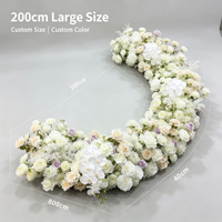 Artificial Waterfall Flower Row for Wfedding Banquet Birthday Party Centerpiece Engagement Stage Decor Trailing Table Floral