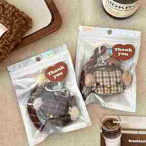 Japanese Retro Cute Soft Plush Doll Keychain Vintage-Style Pendant Durable Eco-Friendly Versatile Girls <b>Backpack</b> Fashion - Product Image 6