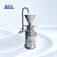 Moteur de broyeur colloïdal vertical en acier inoxydable pour base de fondue, pâte de haricots, beurre de cacahuète, équipement de cuisson, capacité 100L