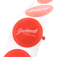 Étiquettes circulaires imperméables pour pots à épices, autocollants en vinyle imprimés avec logo d'entreprise, étiquettes nominatives en papier couché